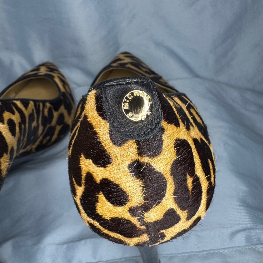 MICHAEL Michael Kors Leopard Calf Hair Pumps 9M - Picture 7 of 10